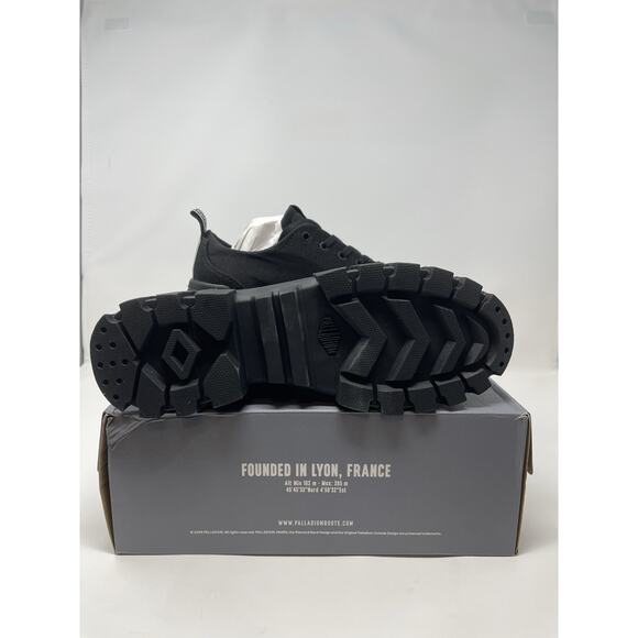 Palladium Shoe Women's 8M Revolt LO TX Black/Black 97243-010-M Retail $170 - Picture 6 of 8